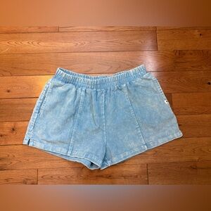 Simply Southern Faded Corduroy Pull On Shorts